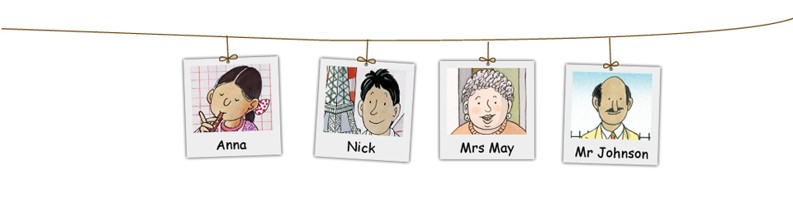 Aneena, Mr Johnson, Mrs May and Nick